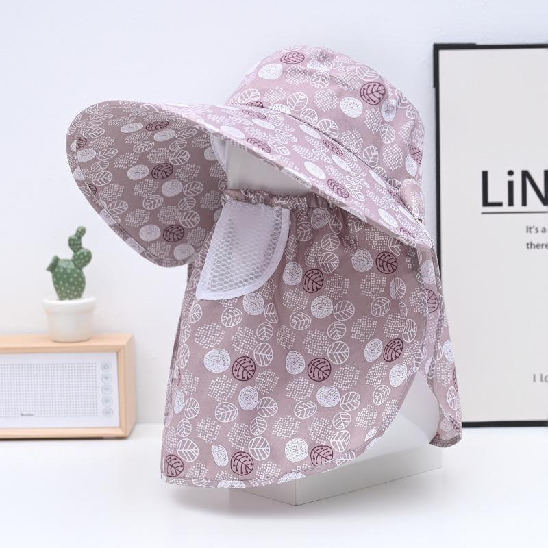 Hat Female Spring and Summer Sunscreen Full Face Sun Hat Working In The Field Big Eaves Tea Picking Hat Cycling Mask Breathable Sun Hat