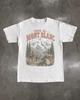 Tour Du Mont Blanc Shirt, Retro Alps Hiking and Ibex Graphic Tee