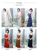2026 Summer Slim-fit Satin Spaghetti Strap Maxi Dress