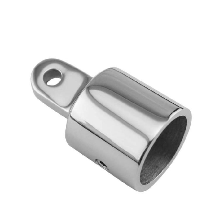 Marine Yacht Canopy Tube End Stainless Steel Pipe Eye End Cap Bimini Top Fitting