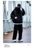 Unisex High-Neck Hooded Sweatshirt - Heavyweight, Casual, Loose-Fit Jacket for Spring, Autumn, Winter; Trendy Couples' Top for High Street Style