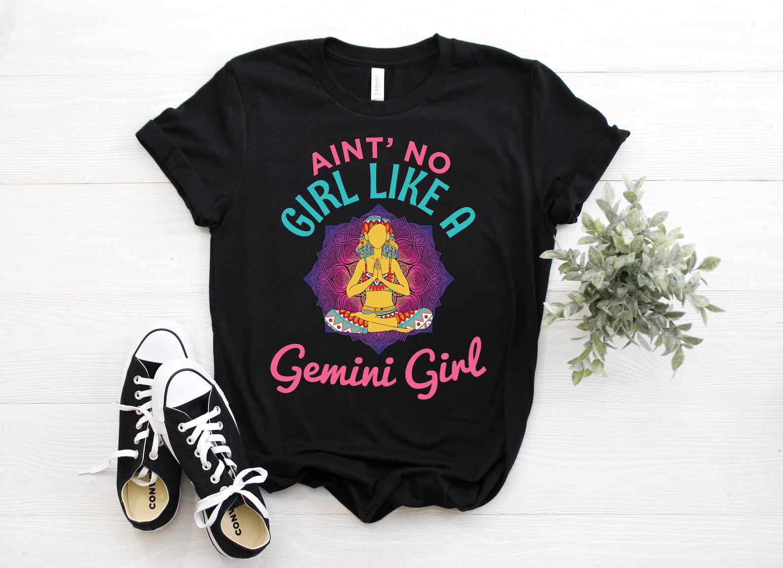 Gemini Traits Horoscope Zodiac Sign T-Shirt, Cute Gemini Gift Tees, Gemini Girl, Funny Rules of Gemini, Birthday Present 140