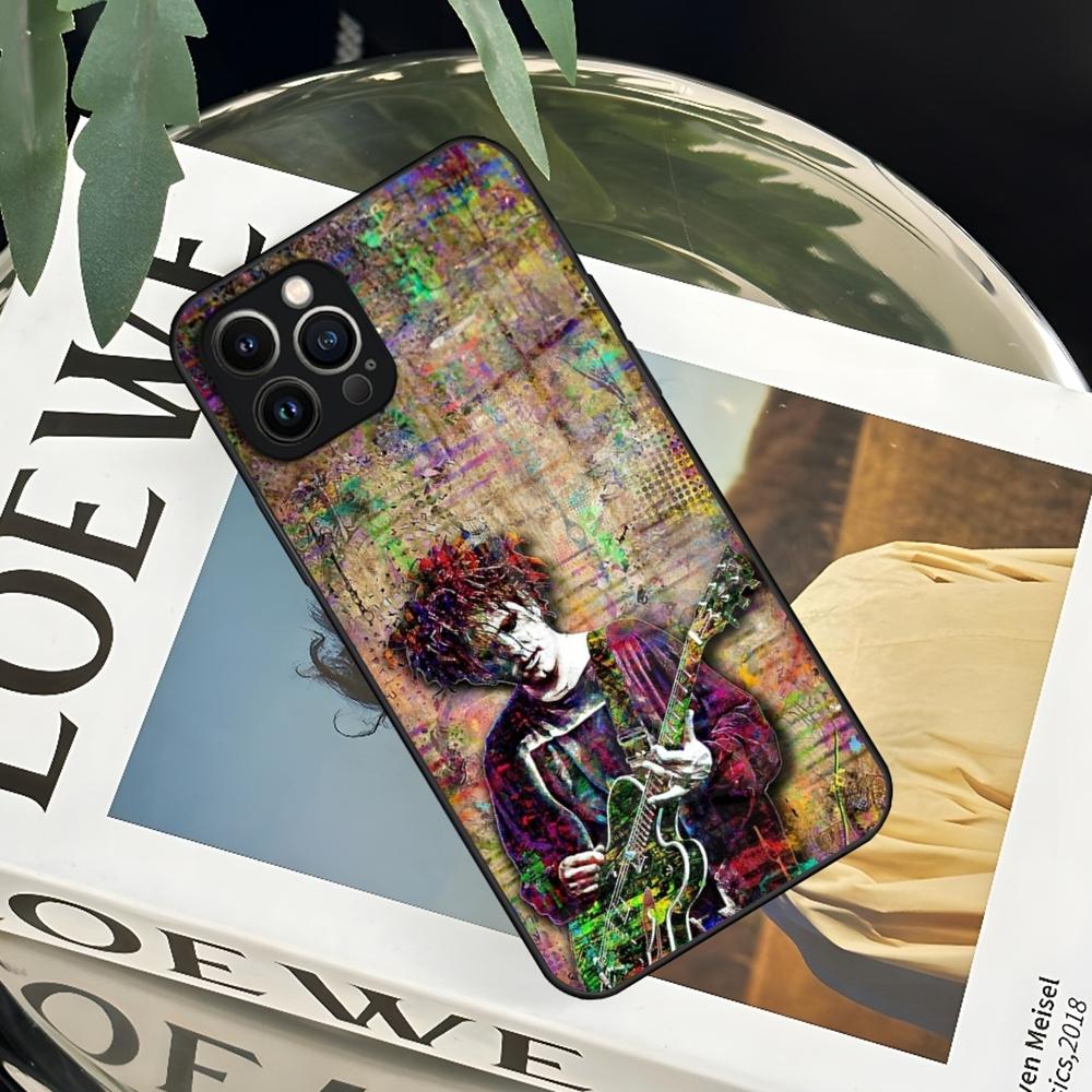 The Cure Robert Smith  Phone Case for Iphone 16 15 14 12 11 13 Pro Max Mini X Xr Xs Se 8 Puls glass Cover