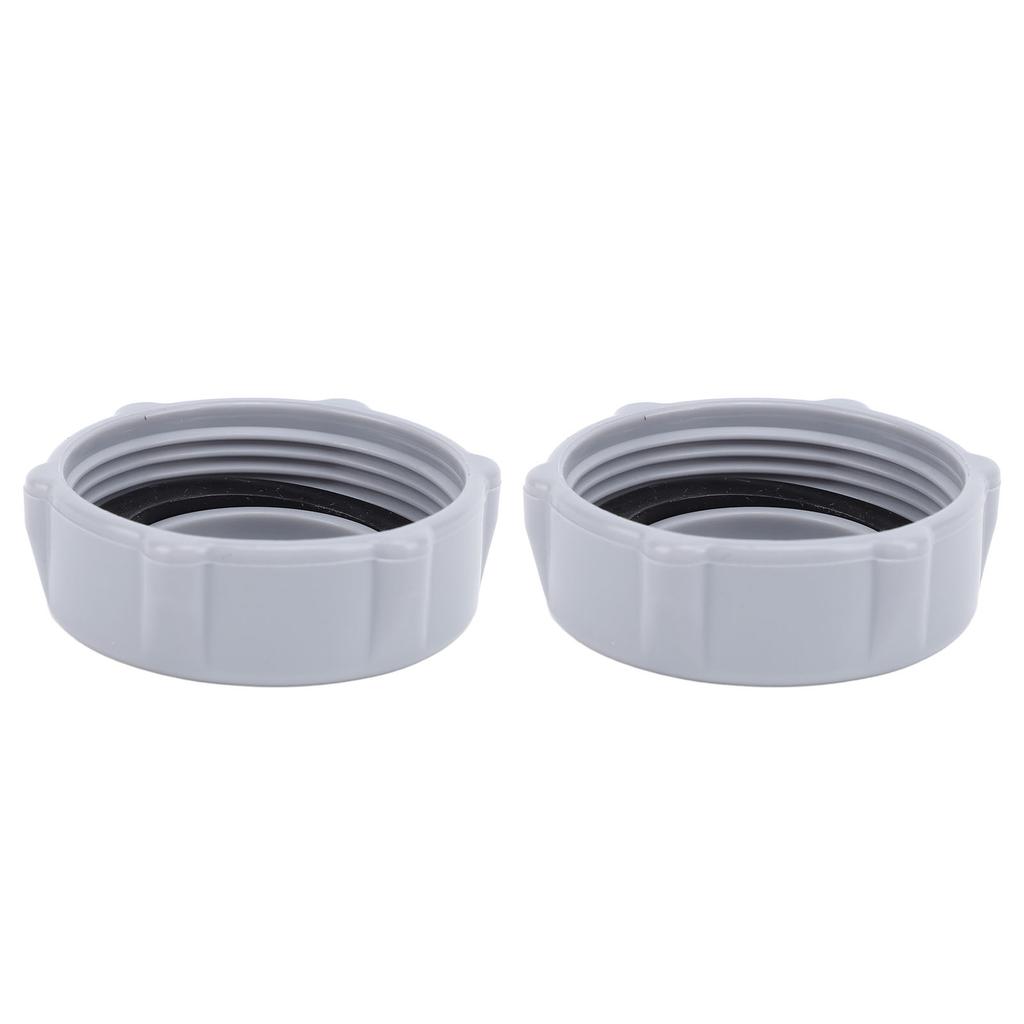 2PCS Pool Drain Valve Cap PVC Lightweight Above Ground Swimming Pool Tools Accessories for P6H1158 P01006