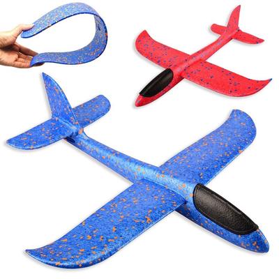 Νέο 36cm EPP Foam Throwing Glider Airplane with Wing Lamp Kid Outdoor Toy