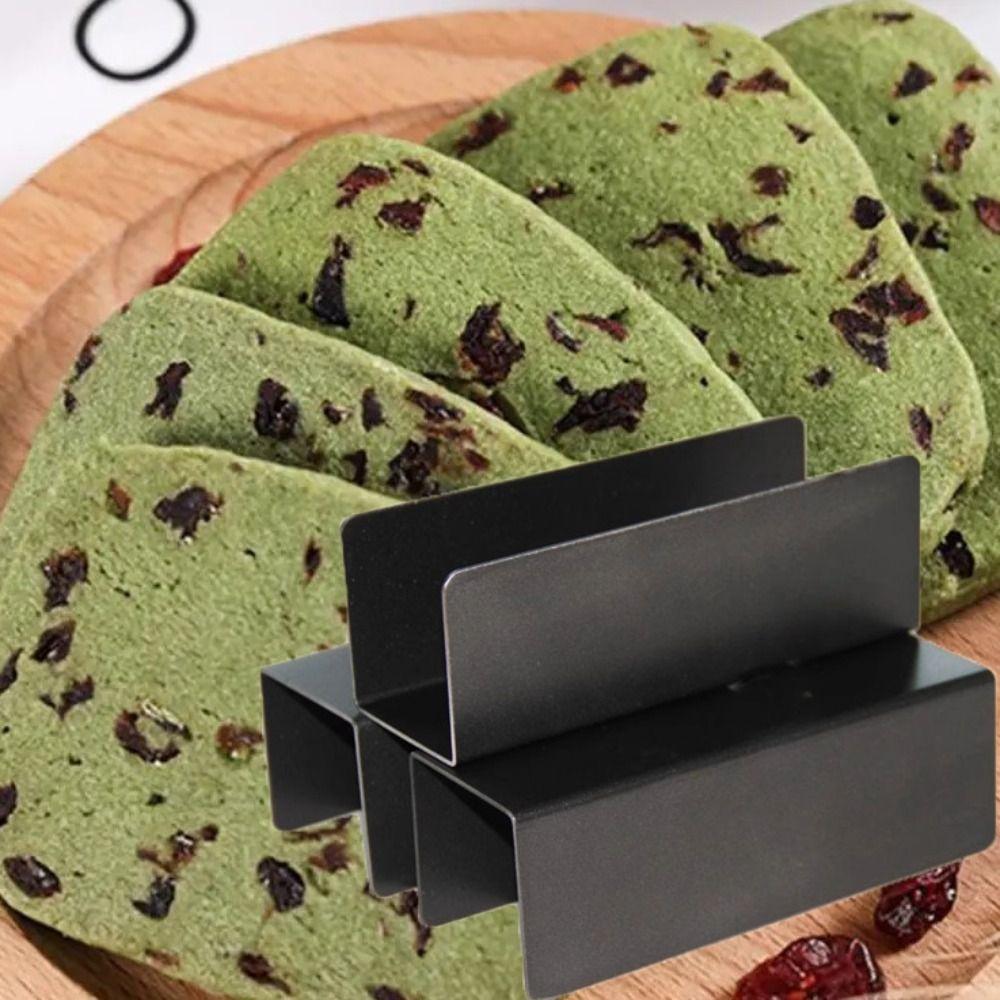 

Carbon Steel U-Shape Cookie Mold Rectangle Bread Mold Kitchen Accessories Pork Chop Bun Mold Cake чорний