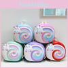 Preschool Student Backpack With Snail Design Oxford Cloth And Breathable Shoulder Straps