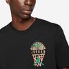 T Shirts Men's Black Crew Neck Moderate Straight Fit CZ8060-010