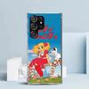 Candy 90er Anime Weiche Hülle für Samsung Galaxy S25 Edge S26 S24 S23 Ultra Handyhülle S22 S21 Plus S20 FE Muster Schale Gala