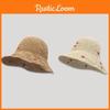 Lovely Cherry Straw Embroidered Sun Hat For Women Summer Beach Vacation Fishing Hat