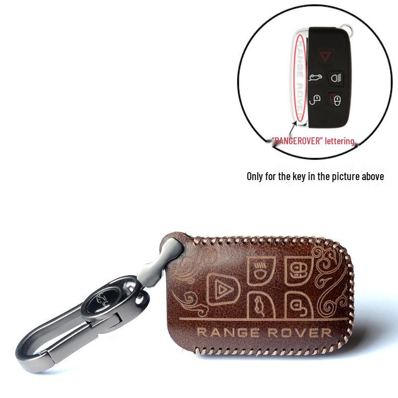 

Чехол для ключа Land Rover: Подходит для Range Rover, Sport, Evoque, Discovery, Defender, Velar - Ретро защитный чехол.