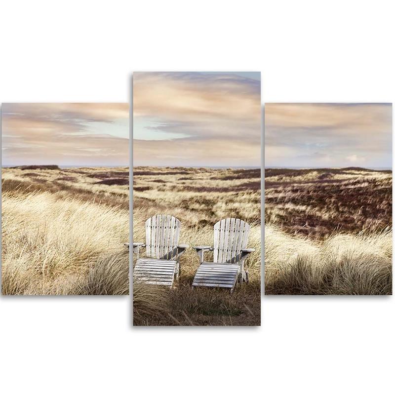 Three Piece Picture Canvas Print Landscape Nature
