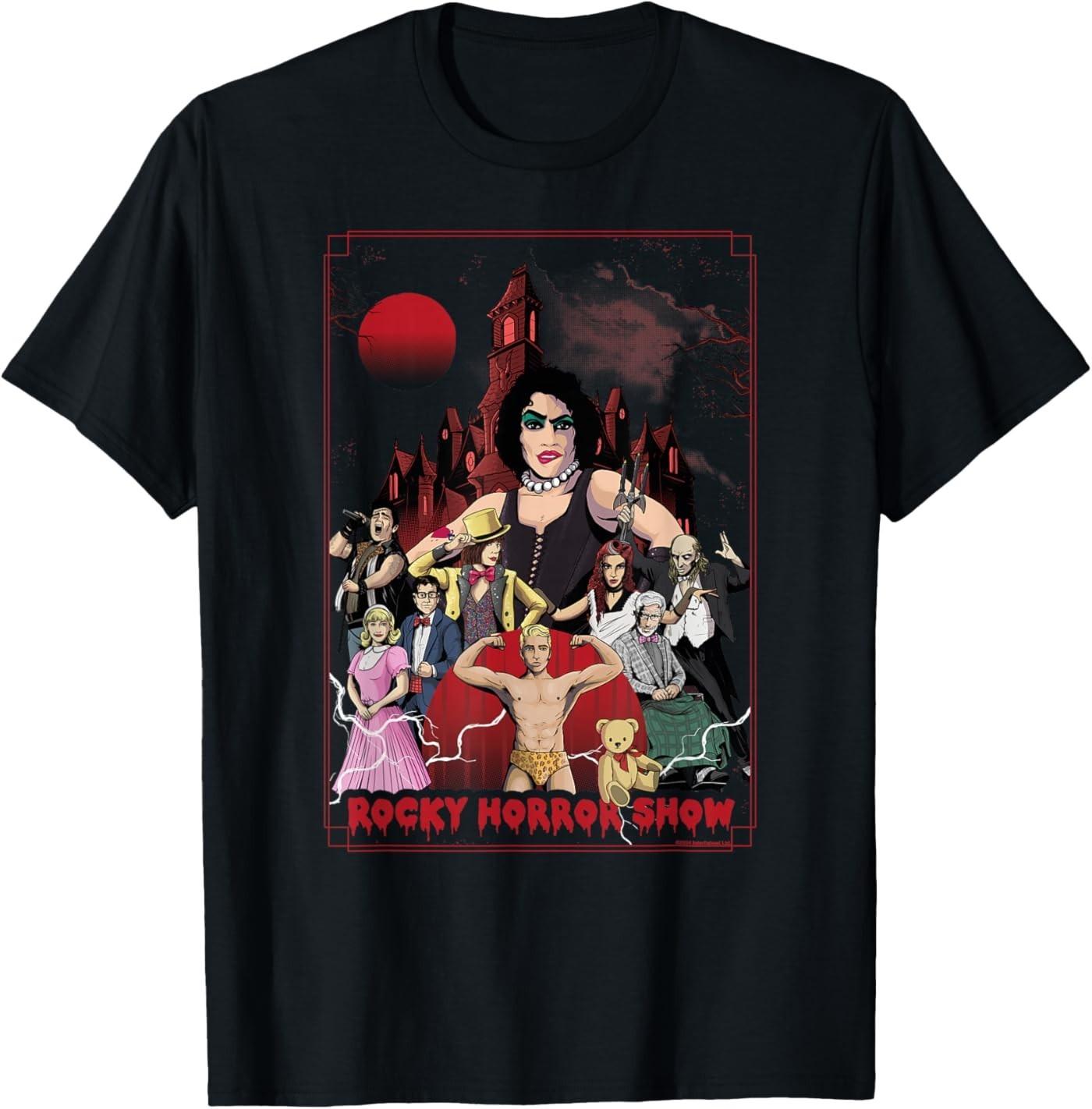Rocky Horror Show Poster Art T-Shirt S разноцветный