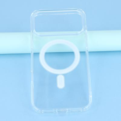 For iPhone 17 Pro Case Compatible with MagSafe TPU+Acrylic Clear Phone Cover