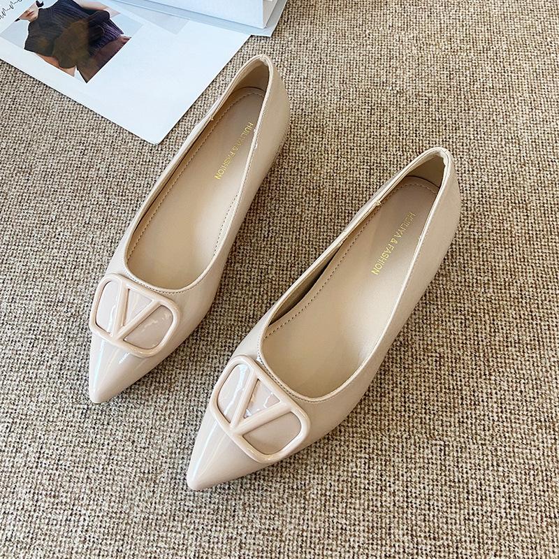 

W1183-16 женские туфли на скрытой платформе, лакированные туфли-лодочки с острым носом и V-образным вырезом, женские летние туфли под маленькие юбки, туфли на высоком каблуке для светских дам 40 розовый