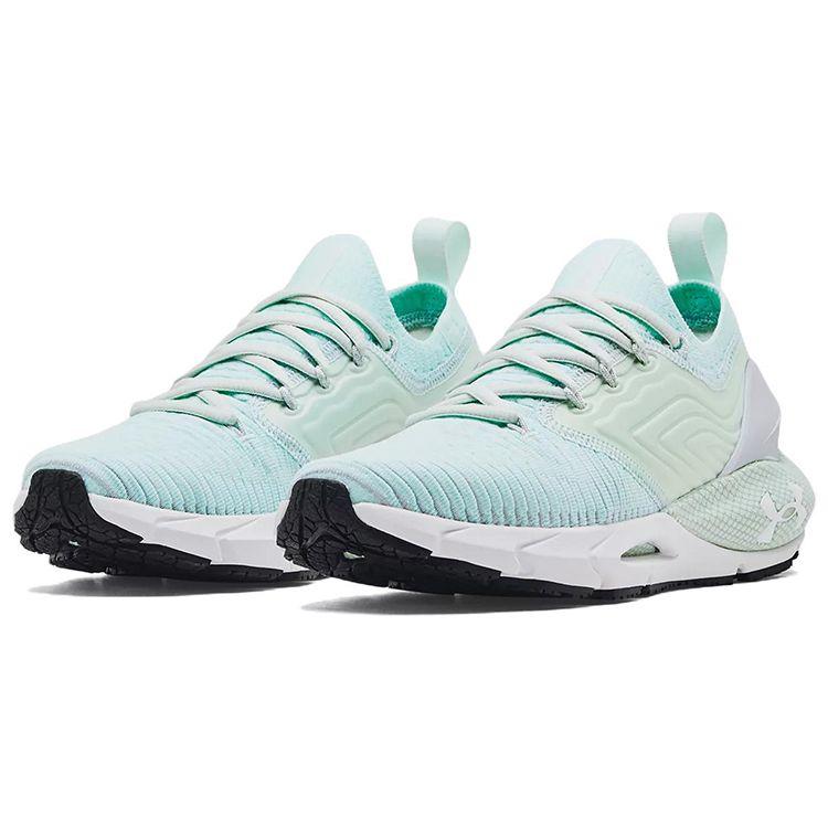 Under Armour HOVR Phantom 2 Comfortable Fabric Low Top Casual Running Shoes Women sneaker Sea-Fog-Blue 3024155-308