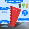2/4PCS Tool Organizer Wrench Spanner Sorter Holder WallMounted Tray Rack Storage Organizer Household Socket Tool Plastic Storage