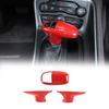 3*Red Central Gear Shift Knob Cover Trim Bezels for Dodge Challenger/Charger 15+