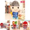 Pluche Avengers Mini Poppen Met Captain America Iron Man Spider-man Hulk Thor Voor Verzamelaars