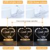 Note Board Creative USB Led Night Light Valentine's Day Gift Decor Nightlights Girlfriend Birthday Gift Wedding Decor Night Lamp