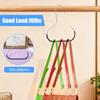 Ouligay 4PCS Hat Organizer for Baseball Caps Hat Hangers for Closet Stainless Steel Ball Cap Storage Organizer Rack Storage for Scarf Clothing Belt