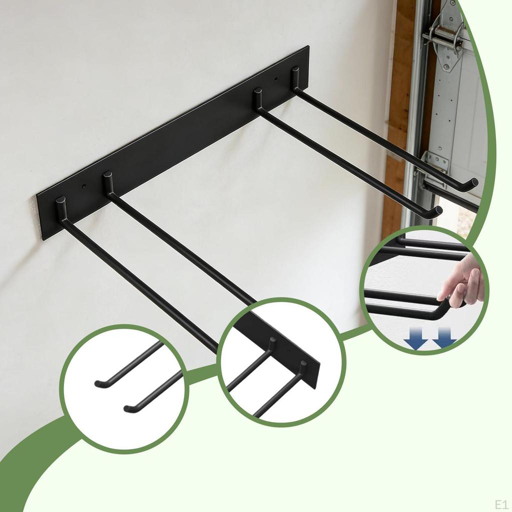 Garage Garden Tool Organizer Broom Holder,Garage Organization and Storage Wall Mount Shovels