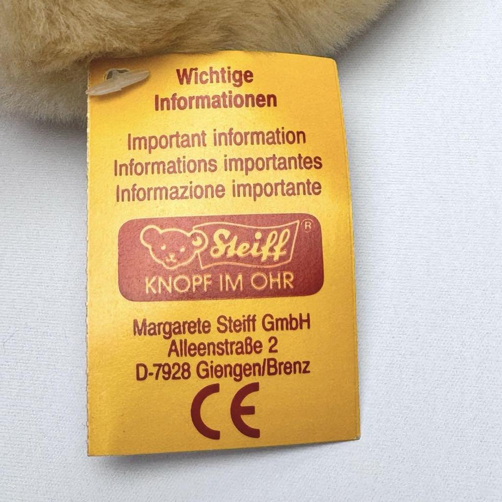 [BRUKT] Steiff Petsy Teddybjørn 012280