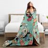 Cupheads & Mugmans Super Warm Blanket Cartoon Girls Boys Plush Bedding Throws Aesthetic Outdoor Flannel Bedspread Sofa Bed Cover