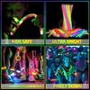 12/24/48pcs Glow Sticks 20cm Glow in the Dark Sticks Multicolor Light Up Sticks with Connector Party Favors Concerts & Festivals
