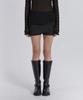 Jinju Yuz Mini Pocket Unbalance Skirt[Chacoal]