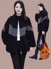 Damen Plus Size doppelseitige Fleecejacke Herbst/Winter 2025