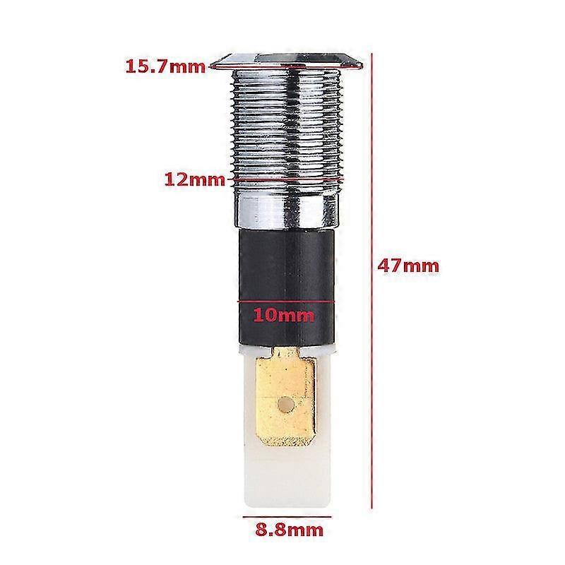 12V 12mm led dashboard dash warning indicator signal light lamp