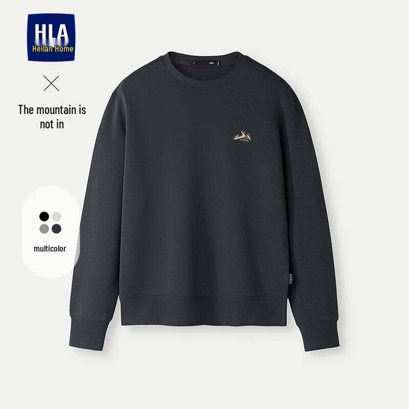 

Мужской свитшот HLA с вышивкой, круглым вырезом и длинными рукавами XL