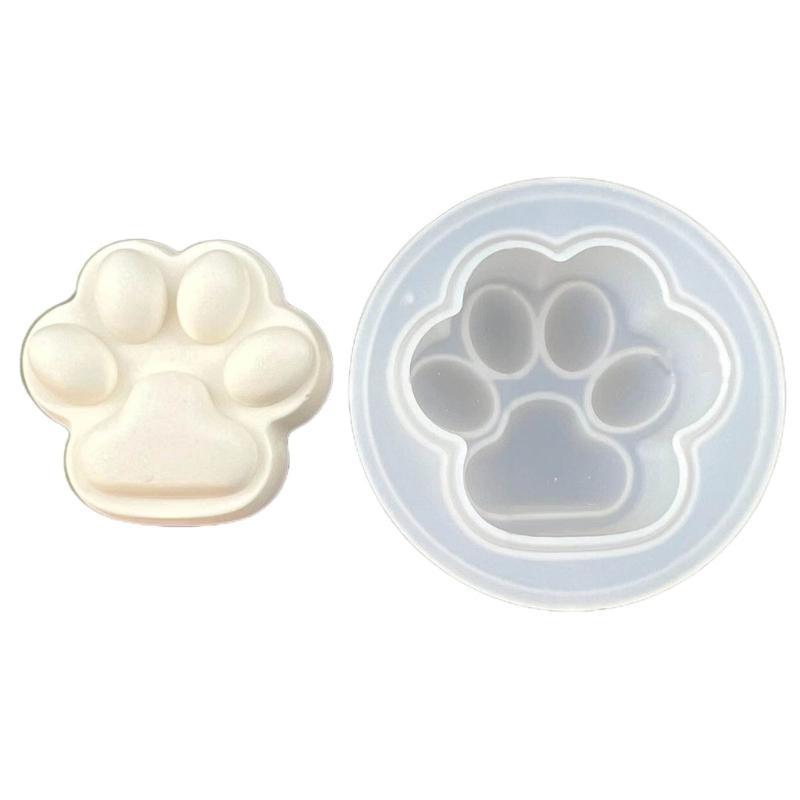 

Lovely Cat Paw Charm Silicone Mold Frosted Texture/Crystal DIY Craft Epoxy Resin Molds Pendant Jewelry Tools Accessory