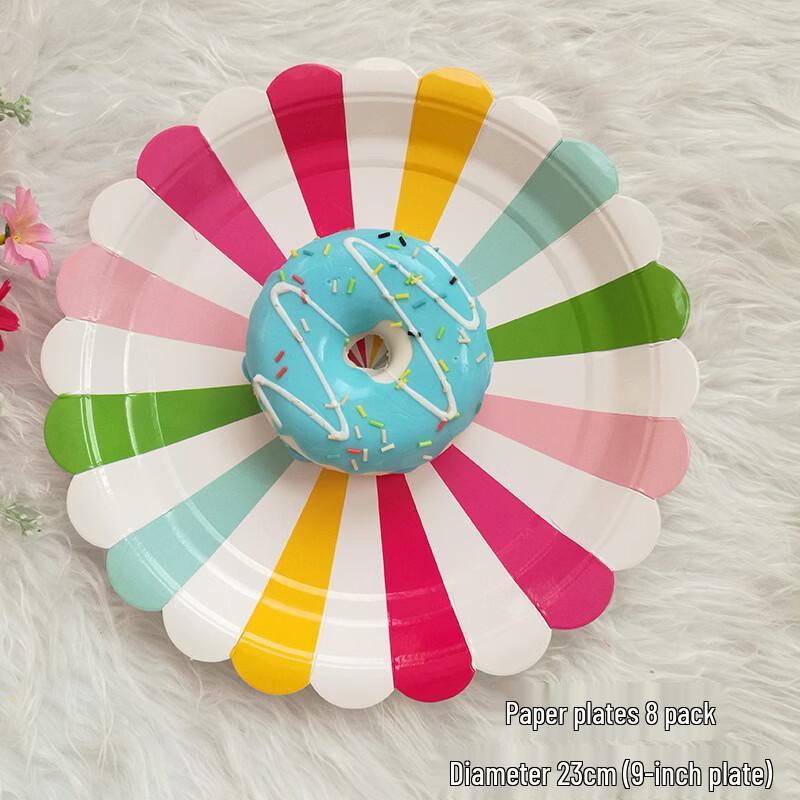 OIMG Disposable Party Paper Plates