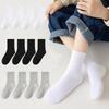 3pairs Absorbing Sweat Kids Socks 3 Pairs Sport Socks Comfortable Middle Tube Socks For 2-12Y