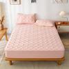 Four Seasons Quilted Raw Cotton Soybean Mattress Protector: Machine-Washable, Dustproof, Fully Enclosed Cover