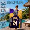 A Basketball Legend Beach Towel, Microfiber Beach Towel, Perfect For Pool, Beach, Travel, Home Decor Beach Party Fan gifts