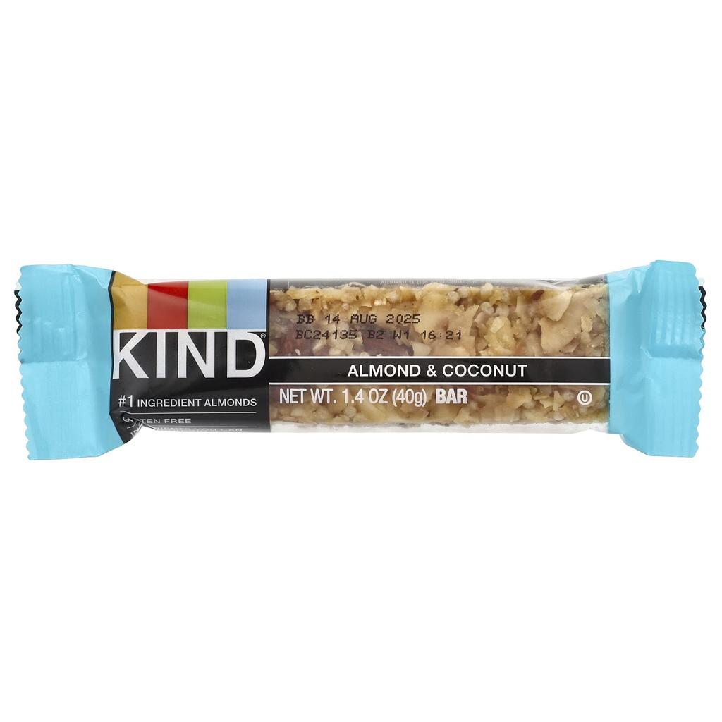 KIND Bars Almond & Coconut, 12 Bars, 40g (1.4oz) Each
