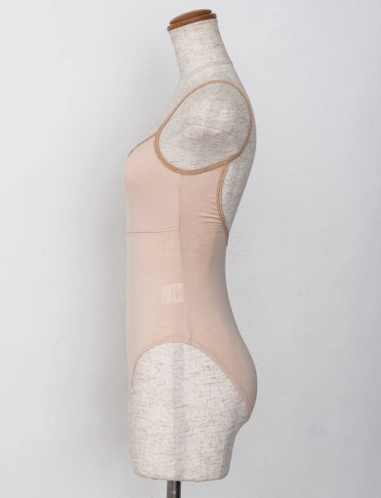Ballet Specialty Store Mignon Body Foundation Bra Cup Insertable Body Fan Underwear 130cm L Leotard-Style (NUDE, L)