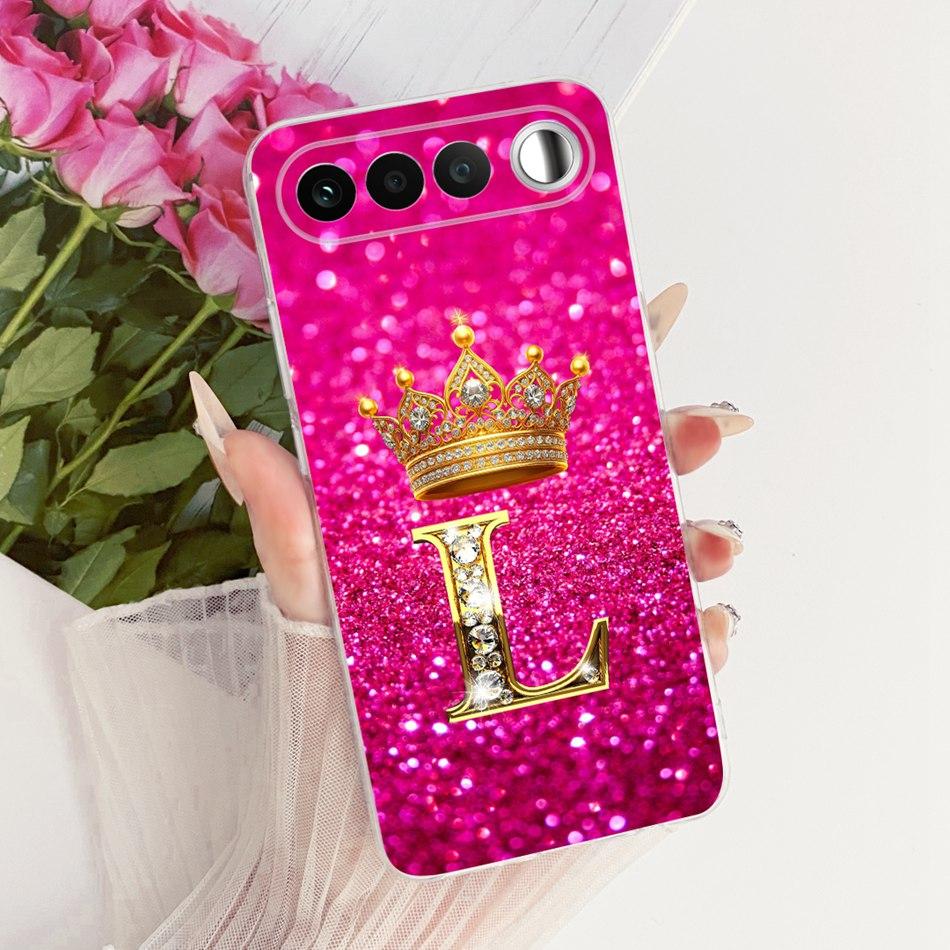 For Realme 16 RMX5171 2026 Fashion Crown Letter Phone Case For Realme 16 5G Soft Silicone TPU Cases