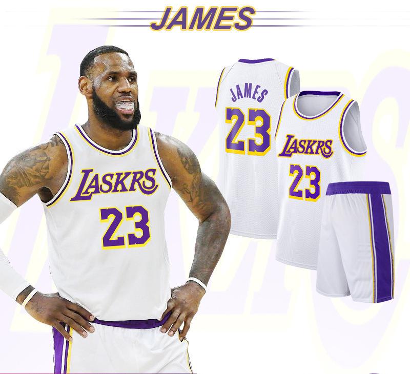LeBron James No.23 White basketball jersey 26