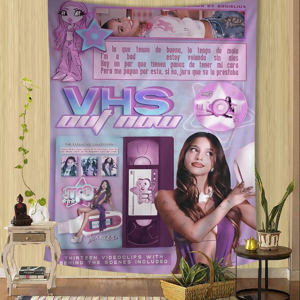 EEmilia Mernes Hanging Bohemian Tapestry Hanging Tarot Hippie Wall Rugs Dorm Japanese Tapestry