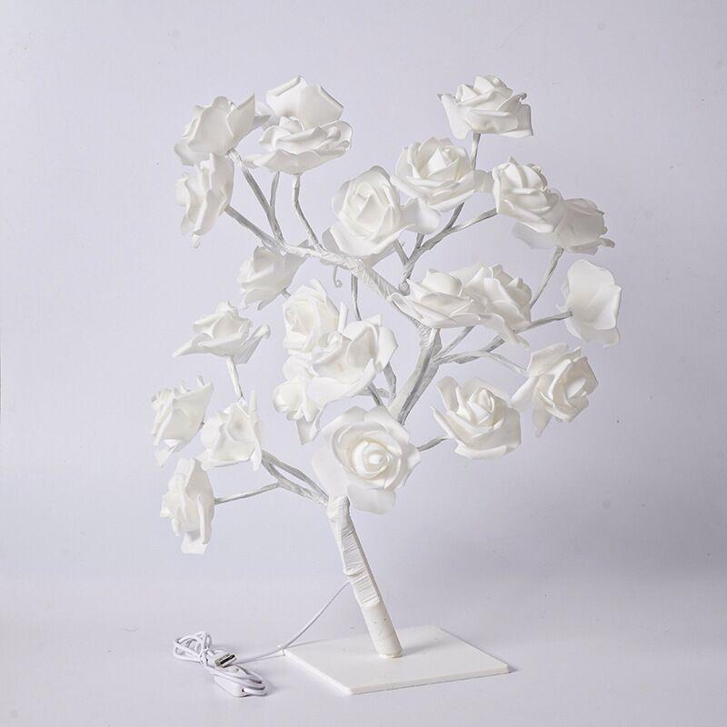 USB LED Rose Tree with Removable Base - Christmas Light & Night Decor