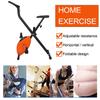 Pomarańczowo+Czarny Składany Rower Cardio Indoor z Wyświetlaczem LED Rower Dynamiczny Rower Treningowy Rower do Spinningu Sprzęt Treningowy 40*65*110cm
