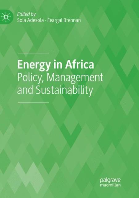 Kniha Energy In Africa : Policy, Management and Sustainability