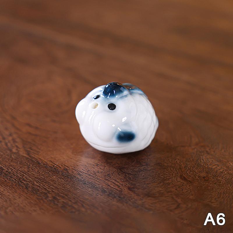 Керамическая чайная фигурка питомца, статуэтка рыбки, маленькая рыбка пускает пузыри под дном чашки, розовые пузыри, украшение-поросенок, стаканы для воды, декор для кружки, подарок