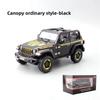 Simulation Wrangler Robin Hood Rubicon Convertible Off Road Car Toy Model