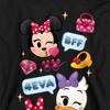 Disney Childrens/Kids Minnie Mouse & Daisy Emoji Hoodie