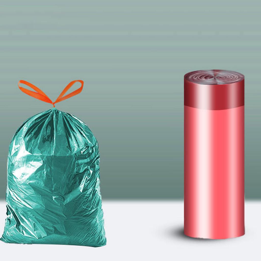 Drawstring Trash Bags Small Garbage Bag Colorful Portable Thickened Rubbish Bags